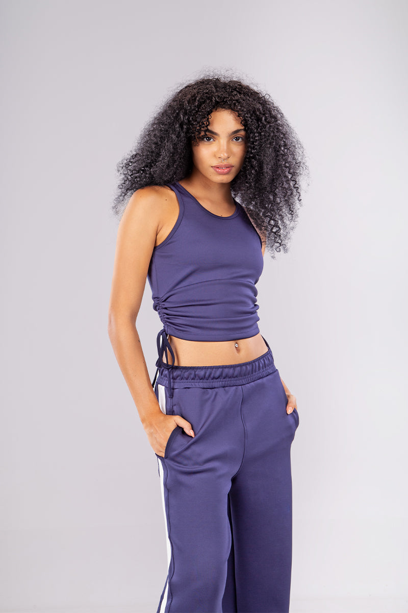Motion Drawstring Crop Top