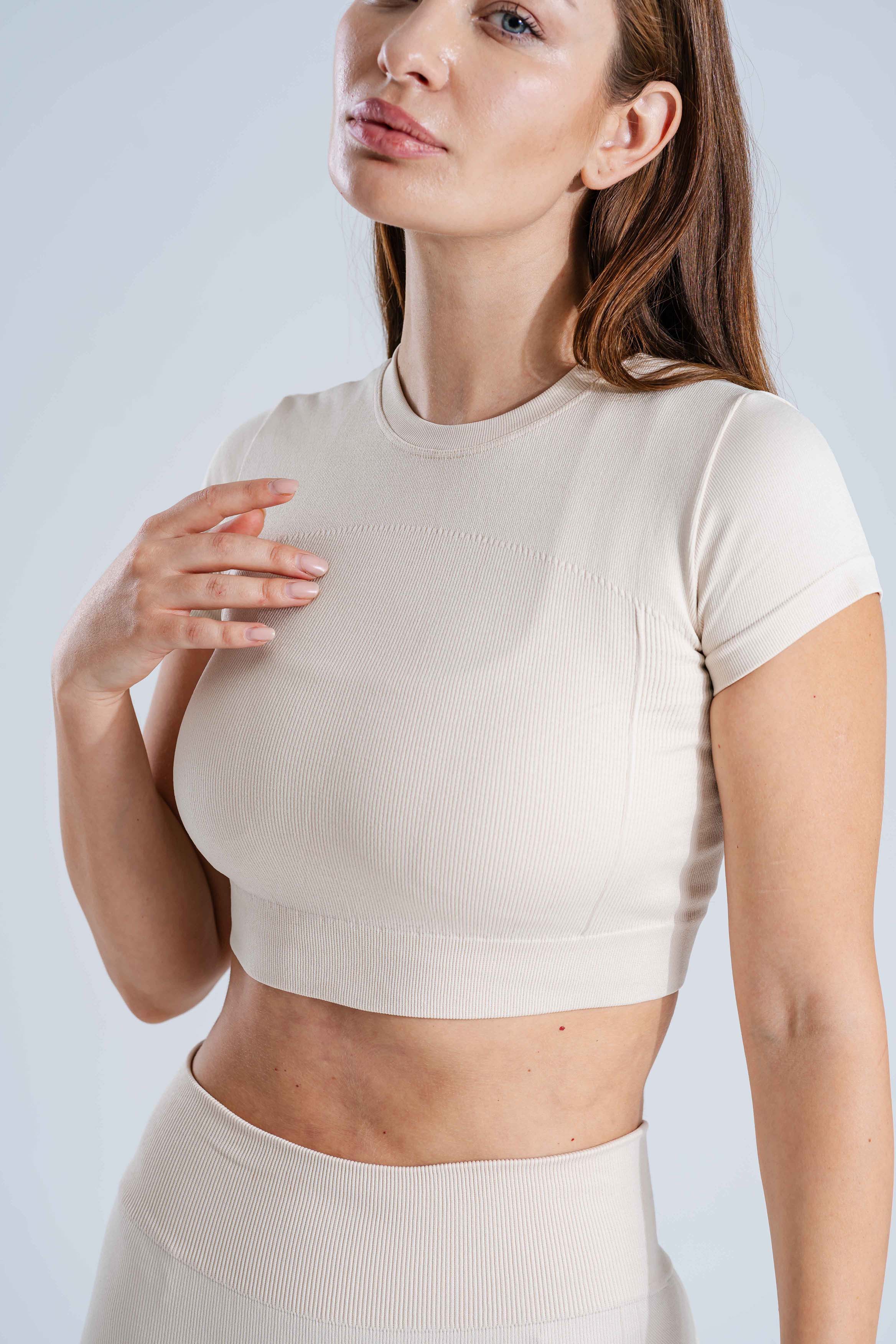 AuraFit Seamless Crop Top