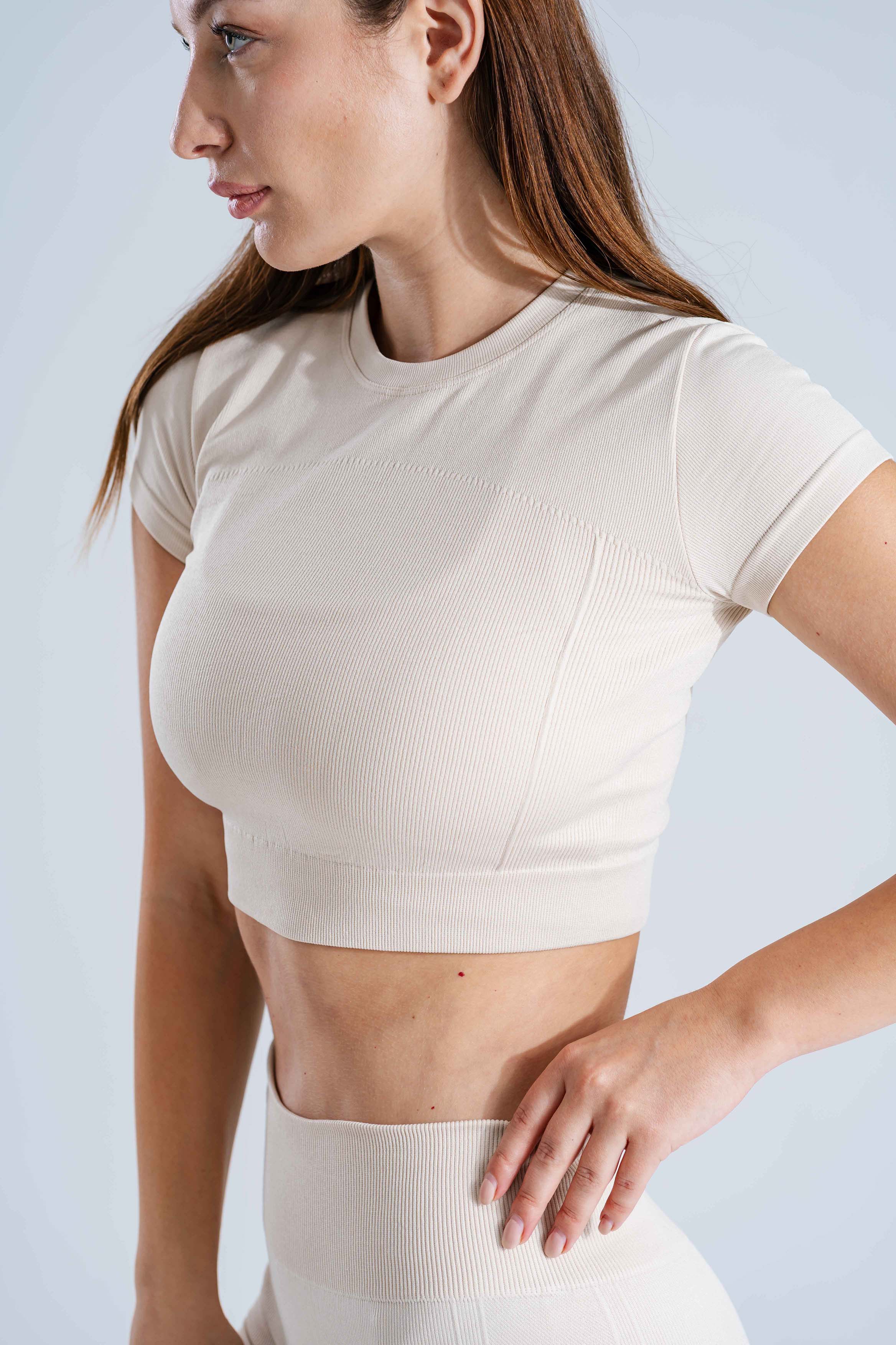 AuraFit Seamless Crop Top