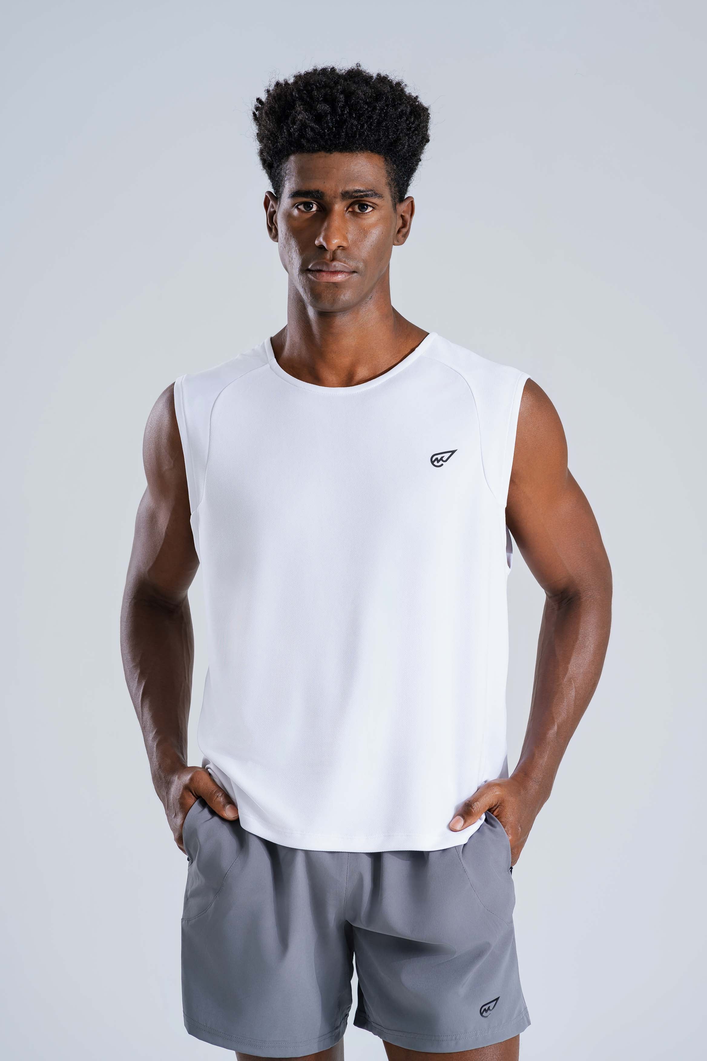 Sleeveless Basic Crew