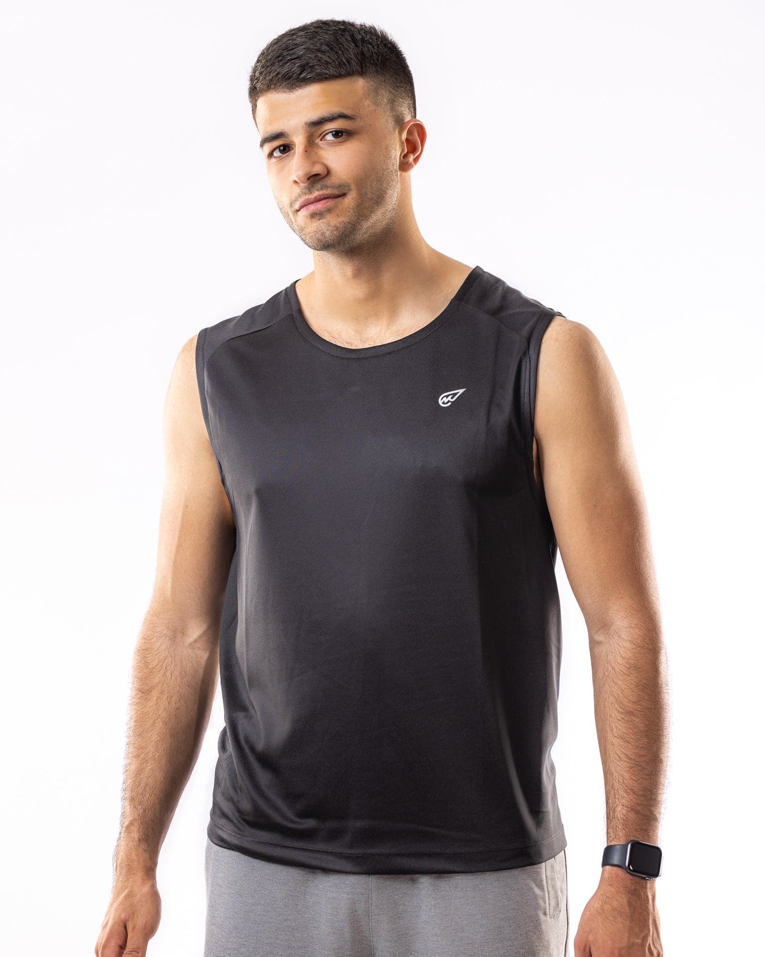 Sleeveless Basic Crew