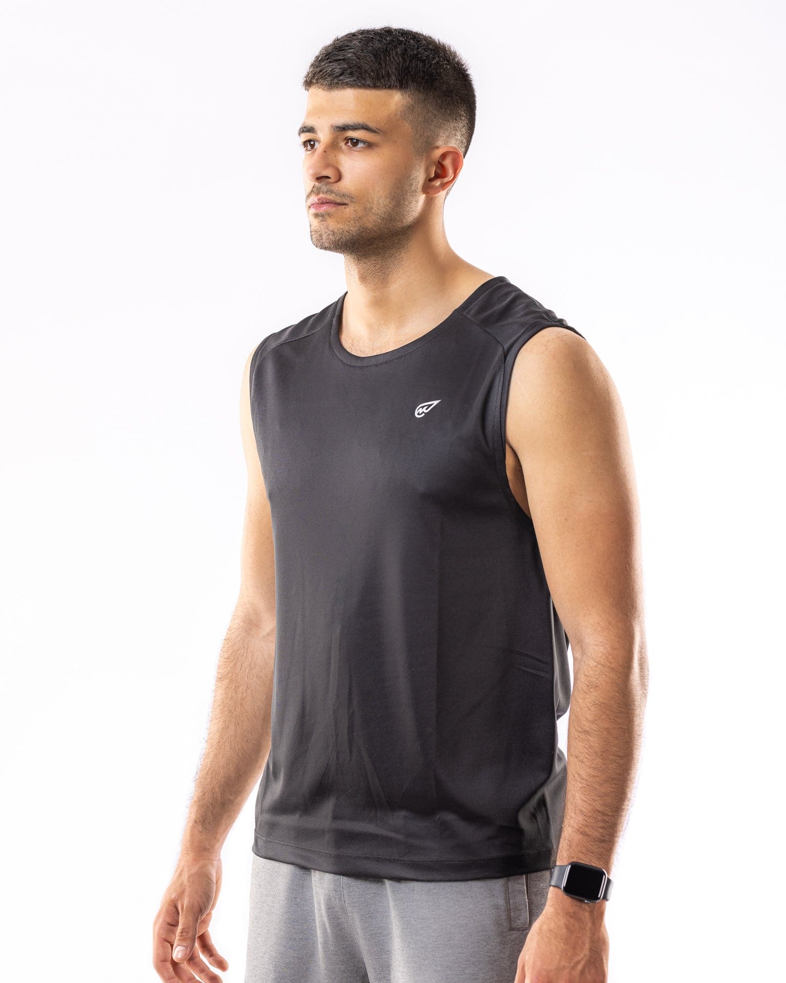 Sleeveless Basic Crew
