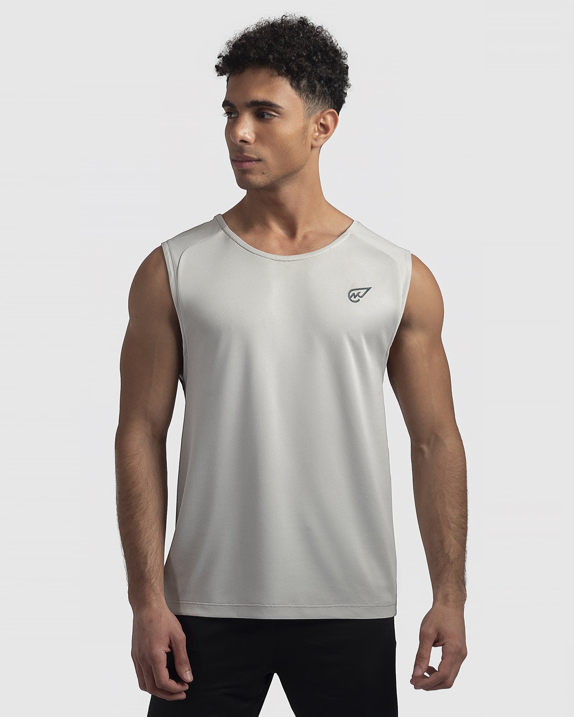 Sleeveless Basic Crew
